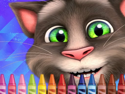 Talking Tom Coloring Details