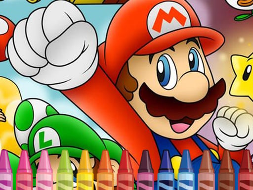 Mario Coloring Details