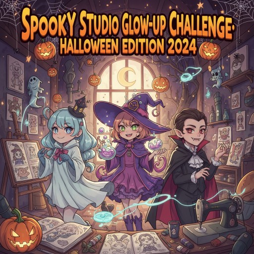 Spooky Studio Glow-Up Challenge: Halloween Edition 2024 Details